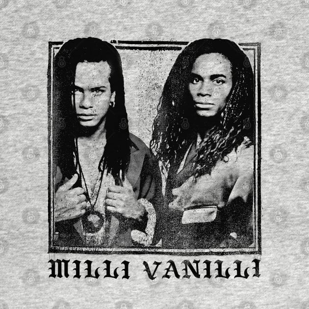 Milli Vanilli - Faded Style Vintage Look Design Tribute by DankFutura